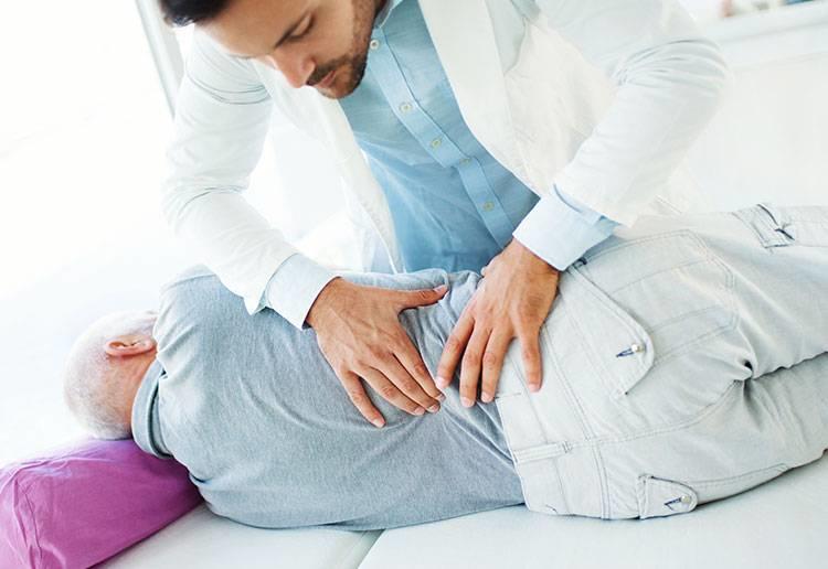 If the sciatic nerve in the lower back is compressed, it can result in pain and numbness that runs down the hip and leg known as sciatica. Degenerative disc disease (DDD) is a common